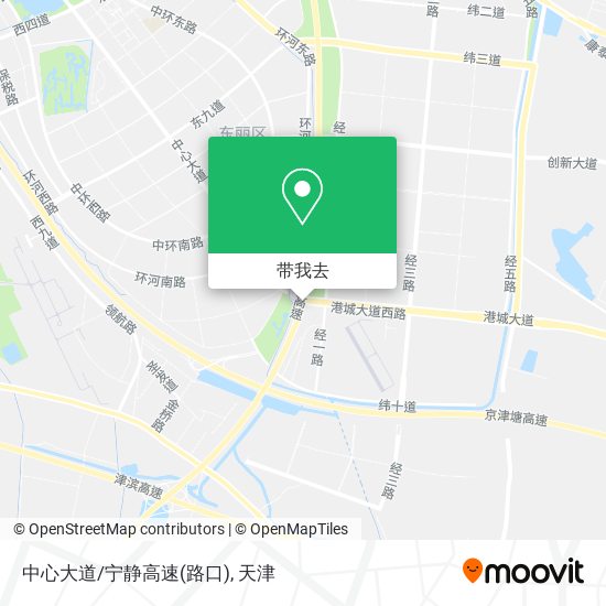中心大道/宁静高速(路口)地图