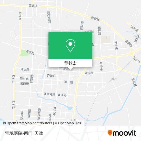 宝坻医院-西门地图