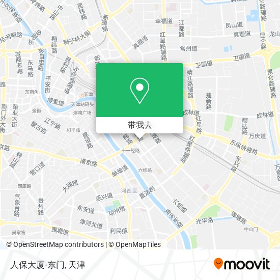 人保大厦-东门地图