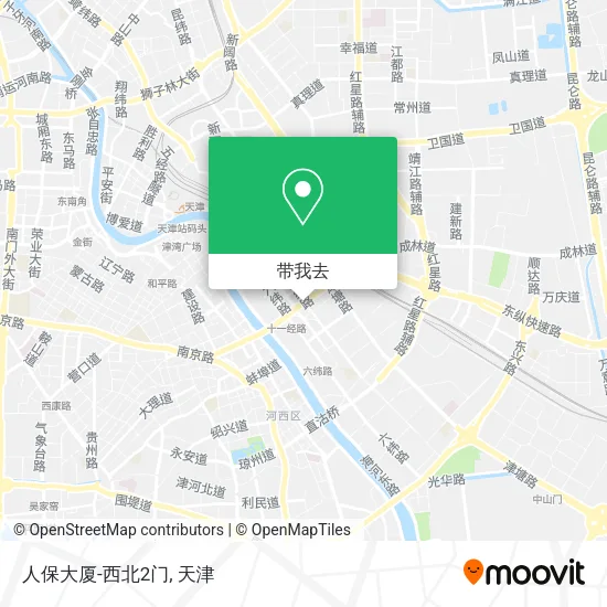 人保大厦-西北2门地图