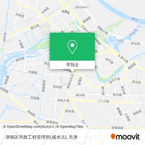津南区市政工程管理所(咸水沽)地图