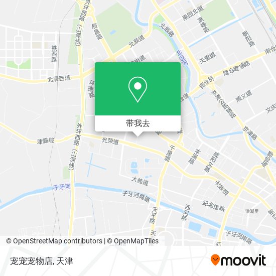 宠宠宠物店地图