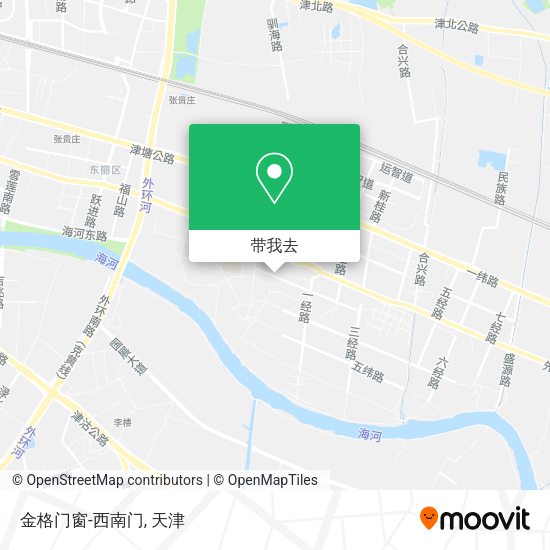 金格门窗-西南门地图