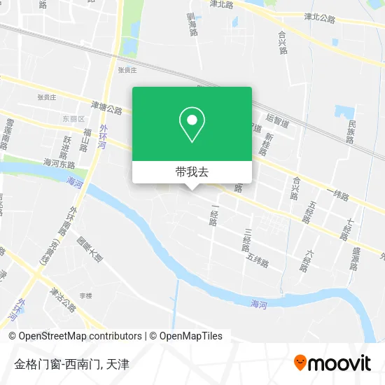 金格门窗-西南门地图