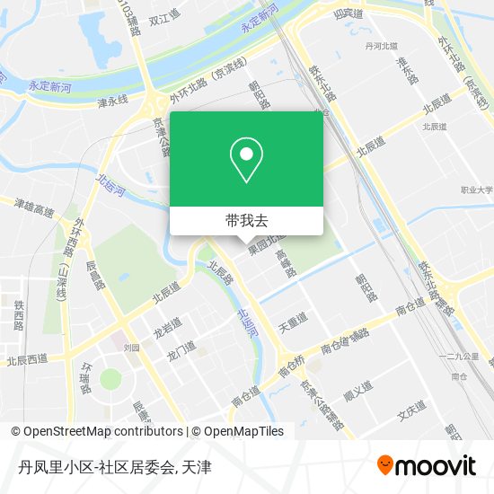 丹凤里小区-社区居委会地图