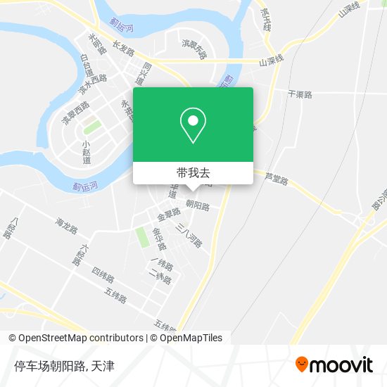 停车场朝阳路地图