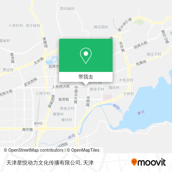 天津星悦动力文化传播有限公司地图