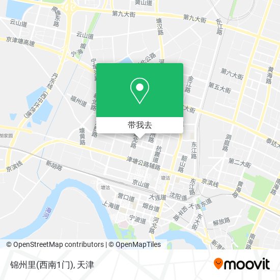锦州里(西南1门)地图