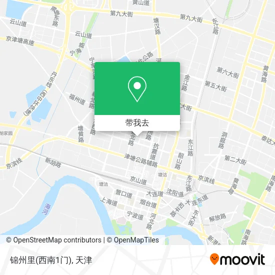 锦州里(西南1门)地图