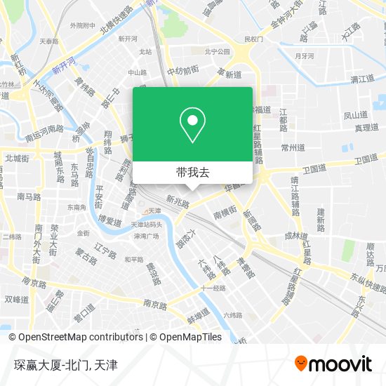 琛赢大厦-北门地图