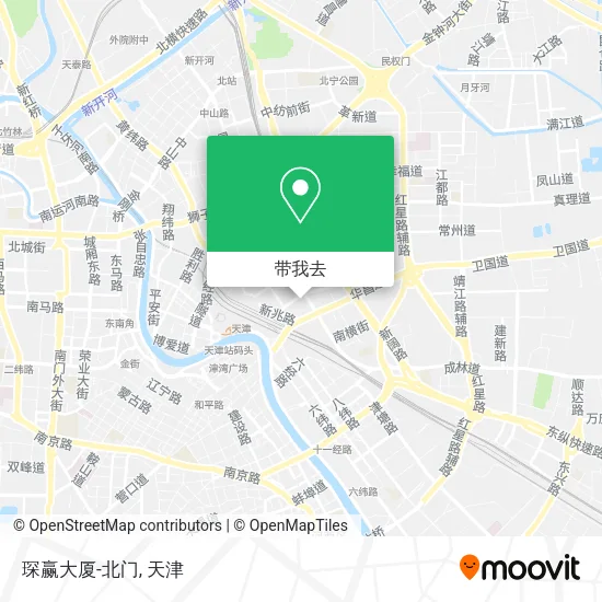 琛赢大厦-北门地图