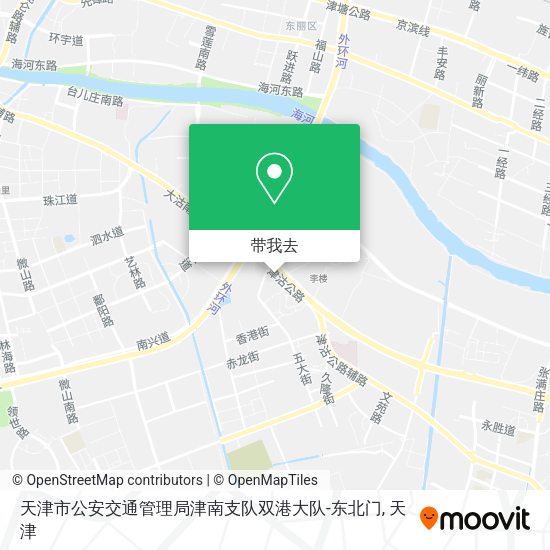 天津市公安交通管理局津南支队双港大队-东北门地图