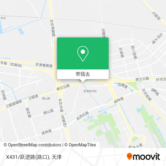 X431/跃进路(路口)地图