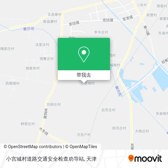 小宫城村道路交通安全检查劝导站地图
