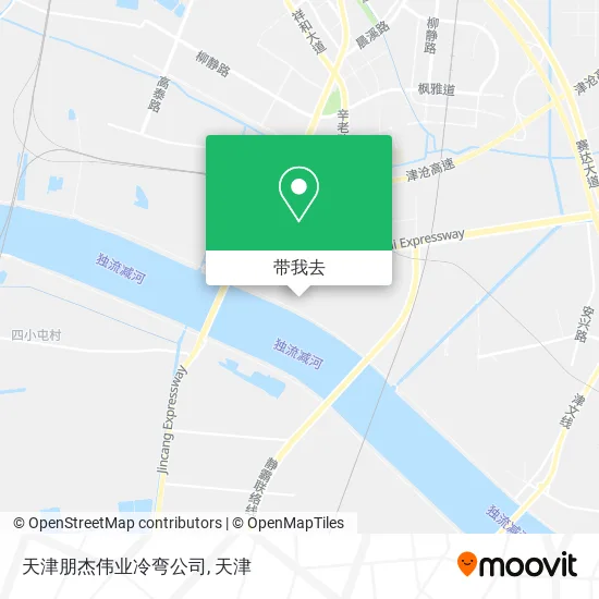 天津朋杰伟业冷弯公司地图