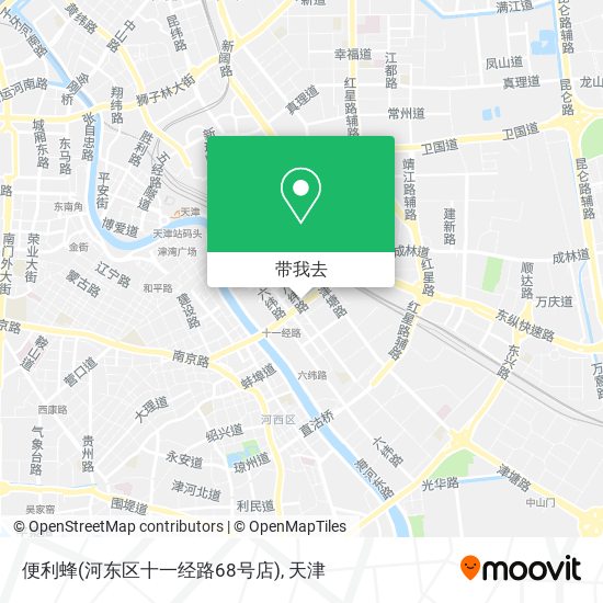 便利蜂(河东区十一经路68号店)地图