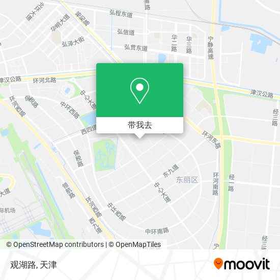观湖路地图