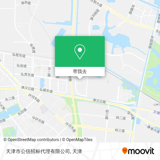 天津市公信招标代理有限公司地图
