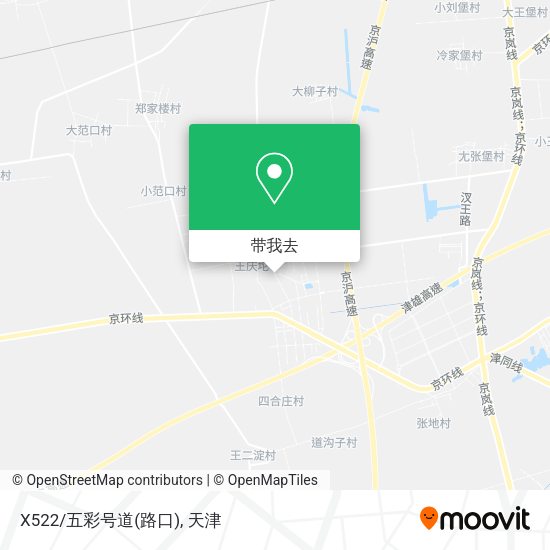 X522/五彩号道(路口)地图