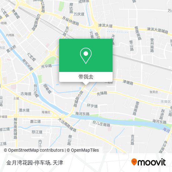 金月湾花园-停车场地图