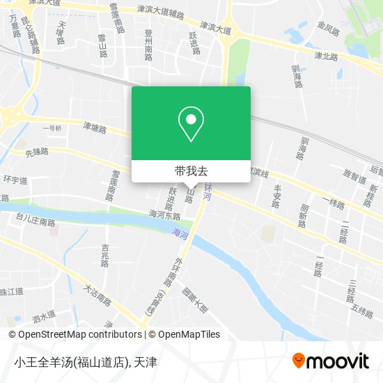小王全羊汤(福山道店)地图