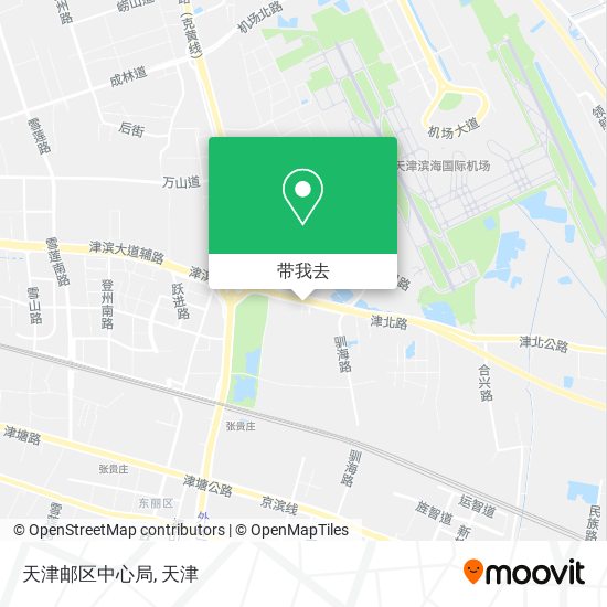 天津邮区中心局地图