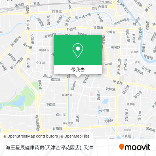海王星辰健康药房(天津金潭花园店)地图