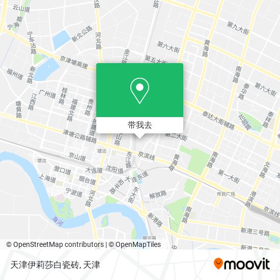 天津伊莉莎白瓷砖地图