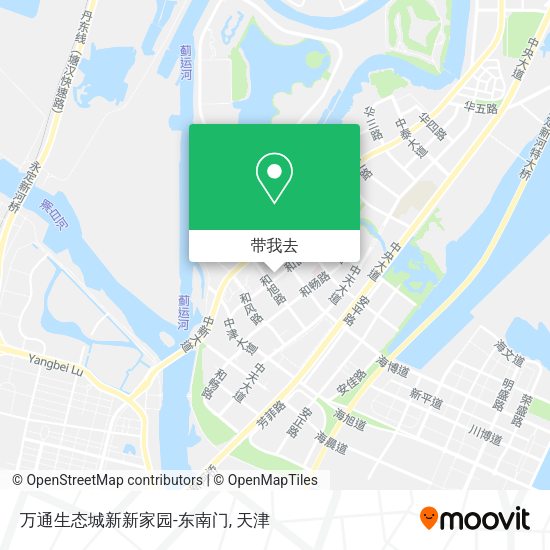 万通生态城新新家园-东南门地图