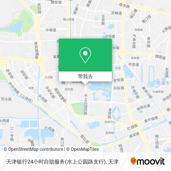 天津银行24小时自助服务(水上公园路支行)地图