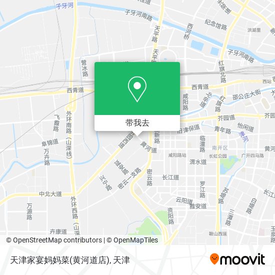 天津家宴妈妈菜(黄河道店)地图