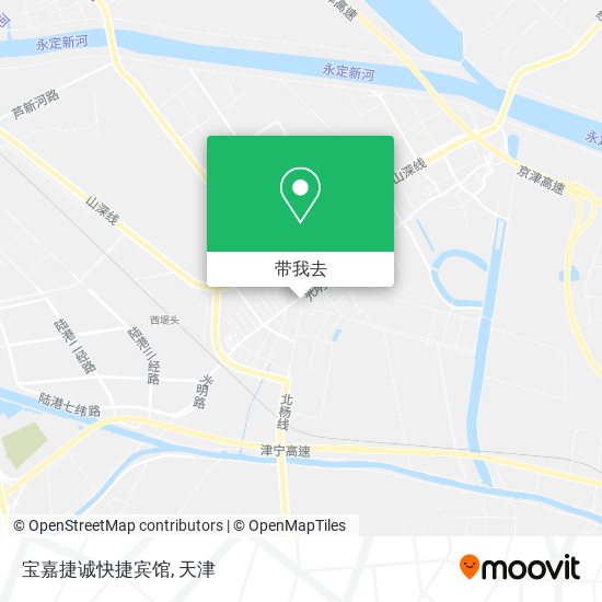 宝嘉捷诚快捷宾馆地图