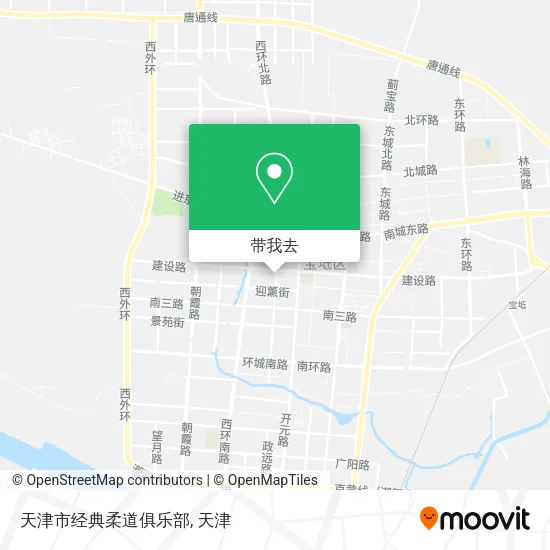 天津市经典柔道俱乐部地图