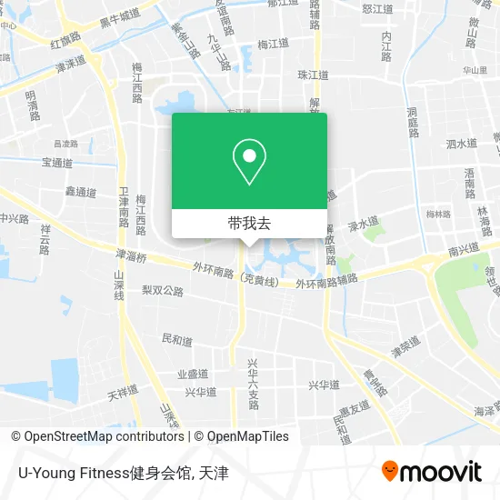 U-Young Fitness健身会馆地图
