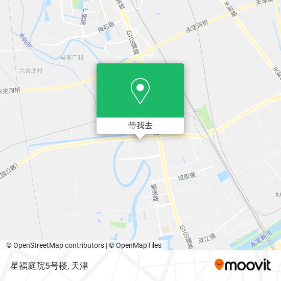 星福庭院5号楼地图