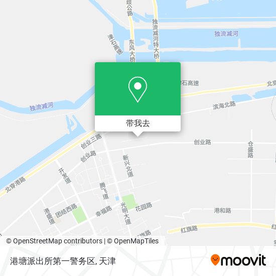 港塘派出所第一警务区地图