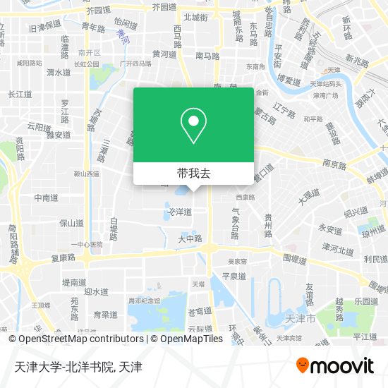 天津大学-北洋书院地图