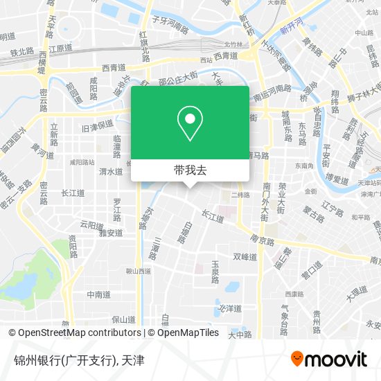 锦州银行(广开支行)地图
