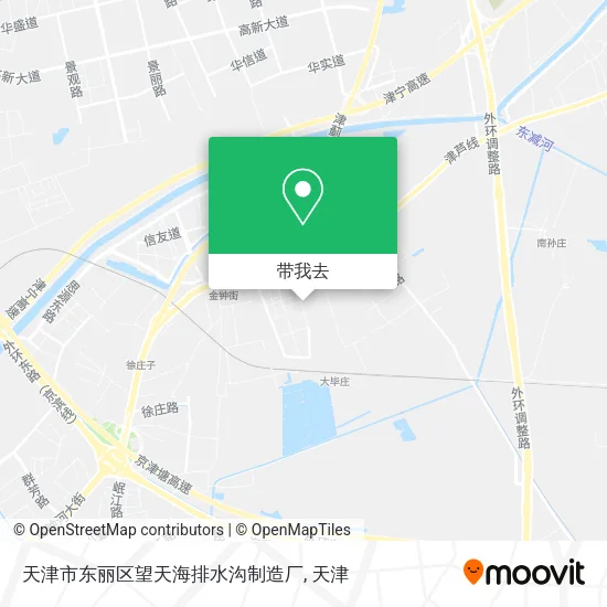 天津市东丽区望天海排水沟制造厂地图