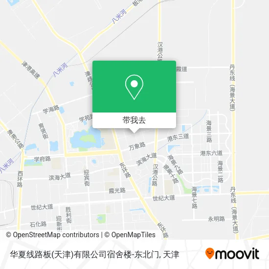 华夏线路板(天津)有限公司宿舍楼-东北门地图
