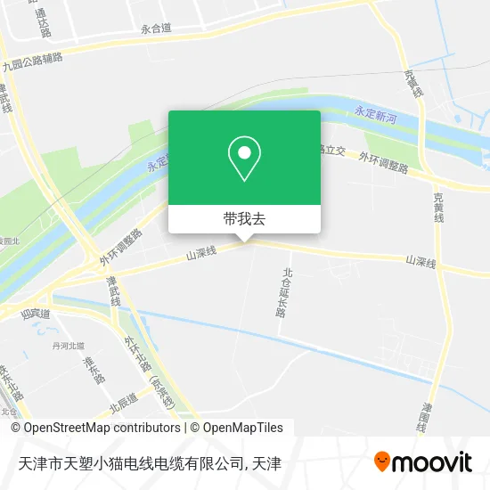 天津市天塑小猫电线电缆有限公司地图