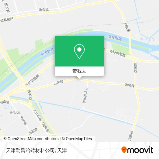 天津勤昌冶铸材料公司地图