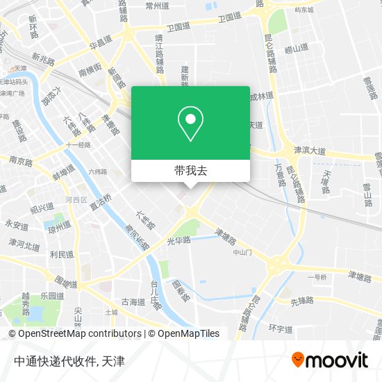 中通快递代收件地图