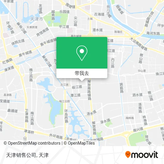天津销售公司地图