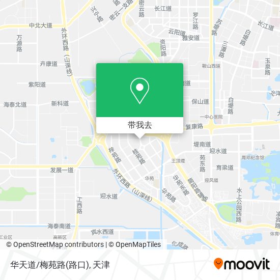华天道/梅苑路(路口)地图