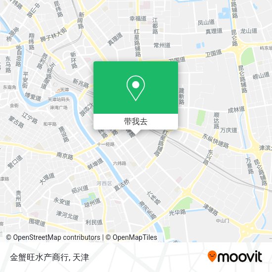 金蟹旺水产商行地图