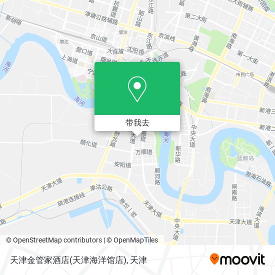天津金管家酒店(天津海洋馆店)地图