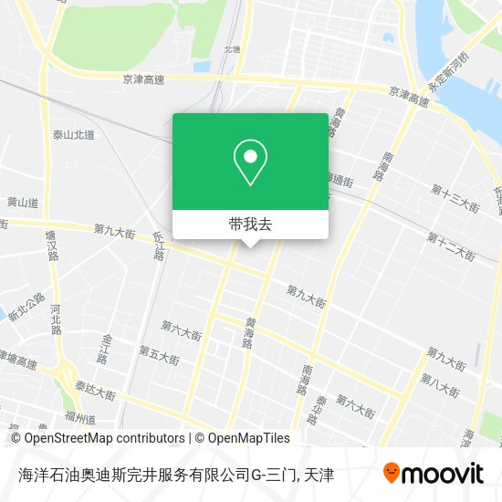 海洋石油奥迪斯完井服务有限公司G-三门地图