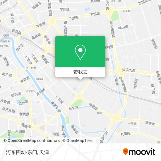河东四幼-东门地图