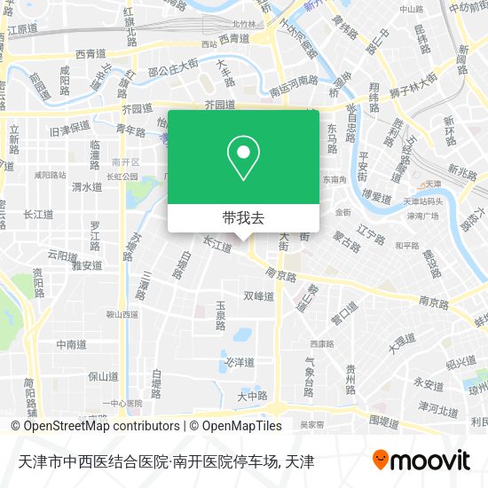 天津市中西医结合医院·南开医院停车场地图